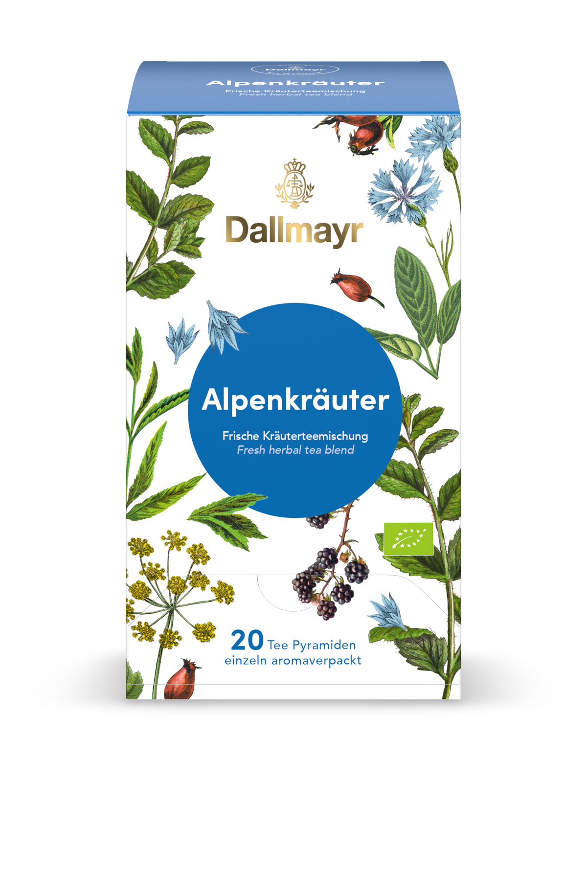 Dallmayr Pyramidentee- Alpenkräuter (35,00 € = Kartonpreis)