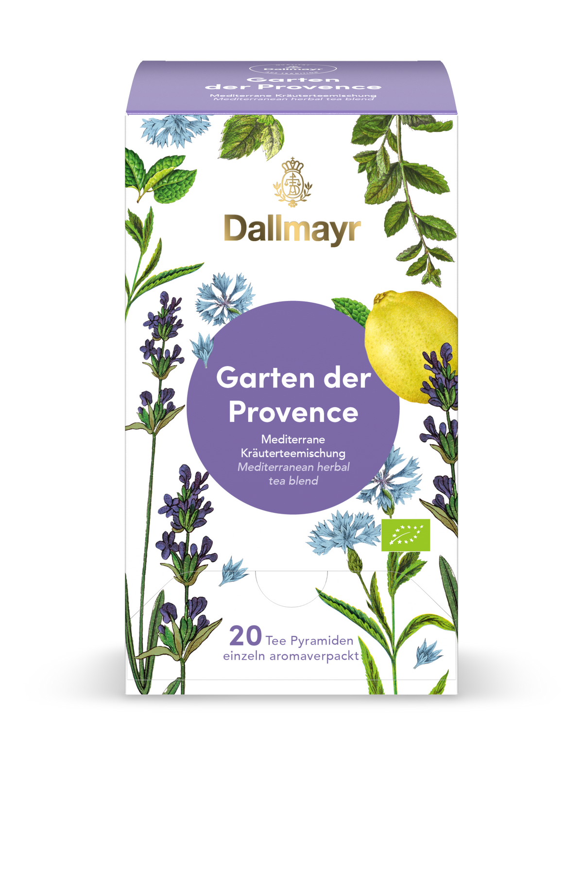 Dallmayr Pyramidentee Garten der Provence 4 x 20 Beutel (8,50 € / Packung)