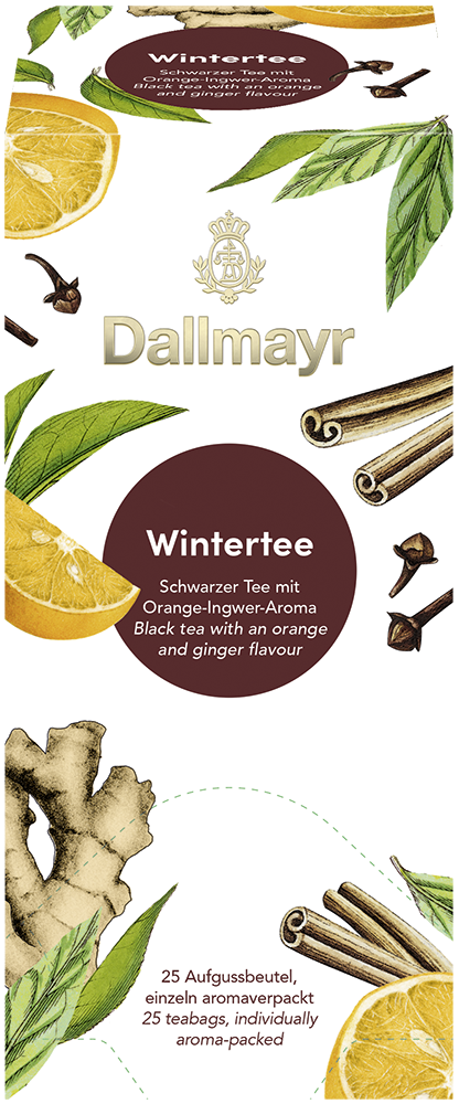 Dallmayr Tee kuvertiert Wintertee (10 x 25 Beutel)