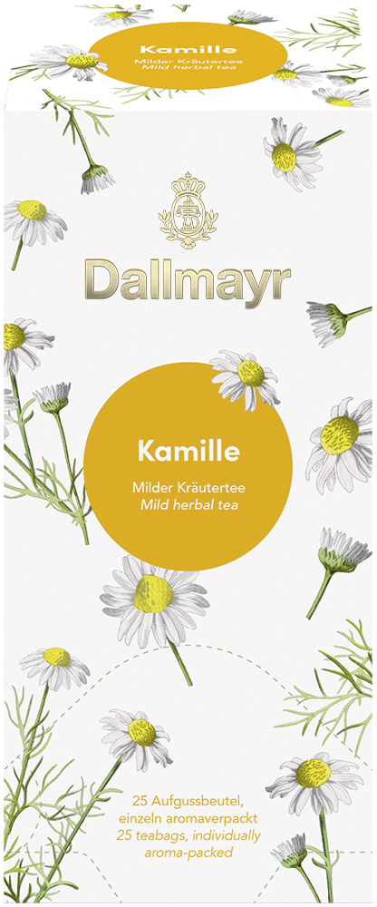 Dallmayr Tee kuvertiert Kamille Aufgusstee (10 x 25 Beutel)