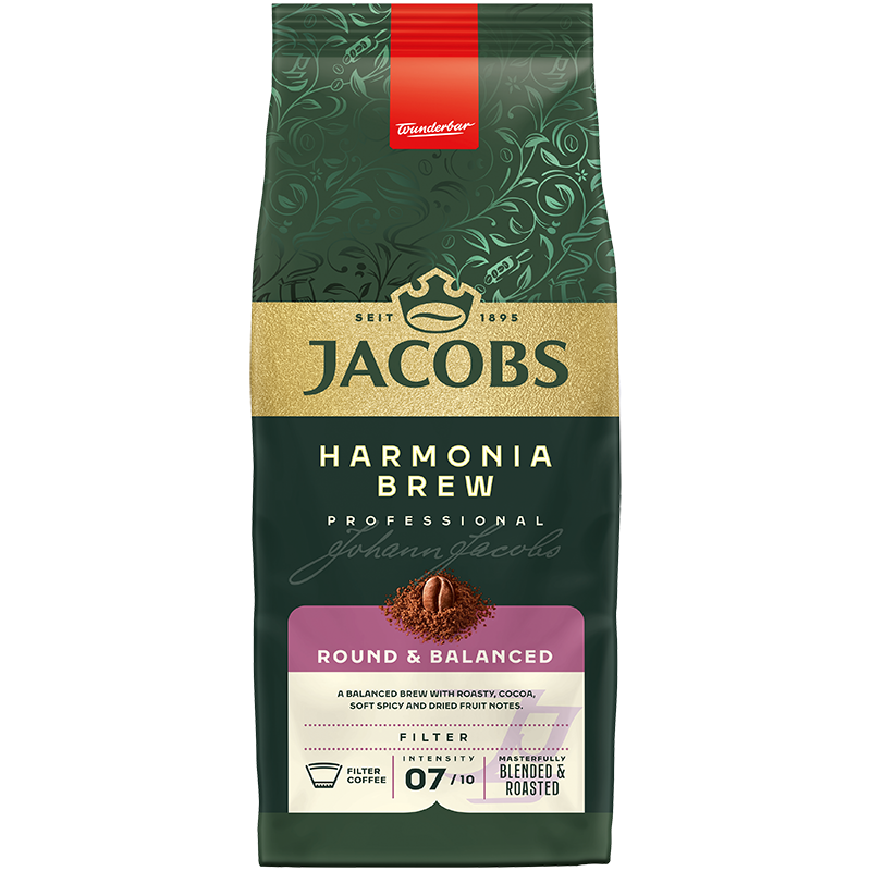 Jacobs Bankett Medium / Harmonia Brew Filterkaffee 8 x 1000g / Karton (Kartonpreis)