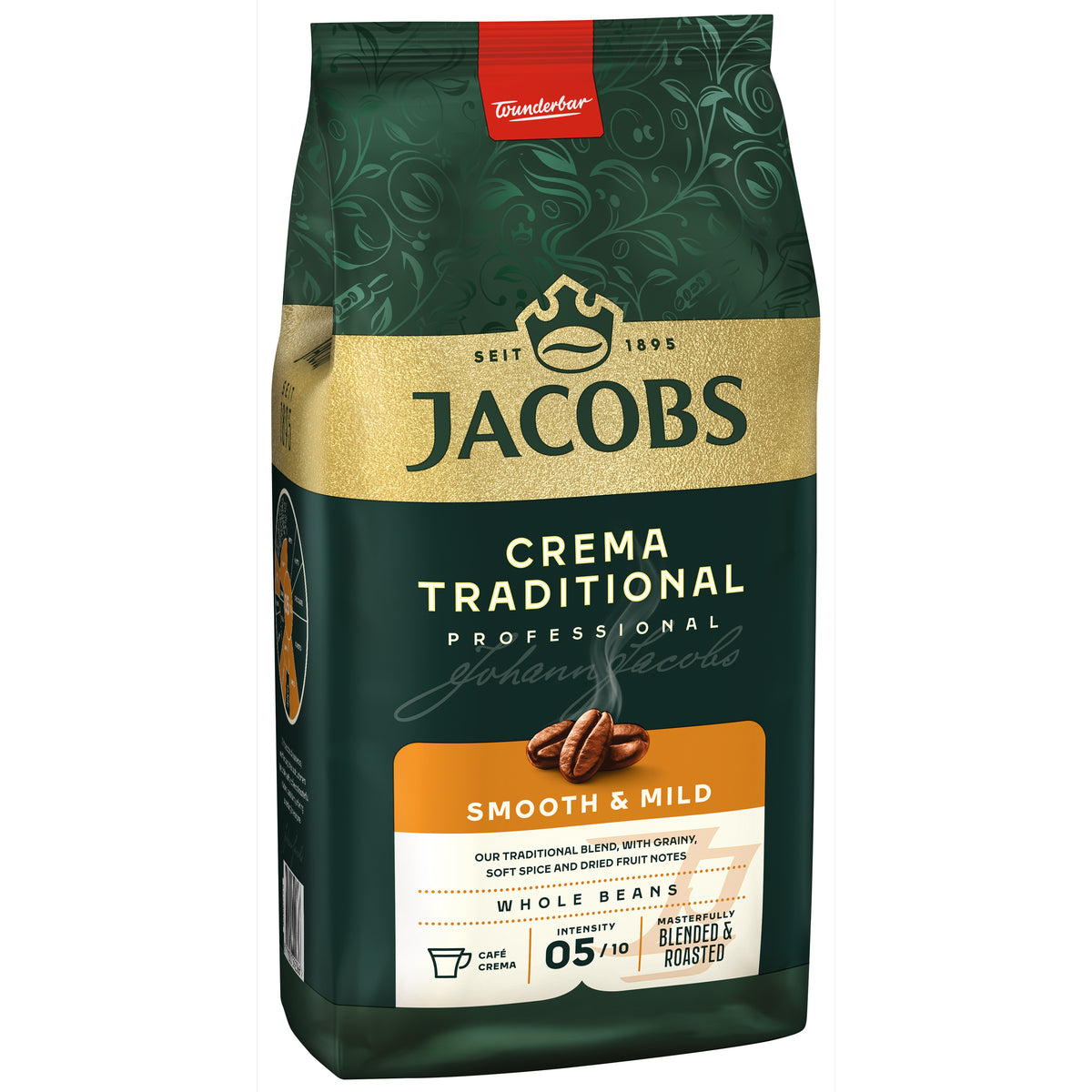 Jacobs Export Traditional Cafe Crema / Jacobs Crema Traditional 8x1 kg Vorteilspack