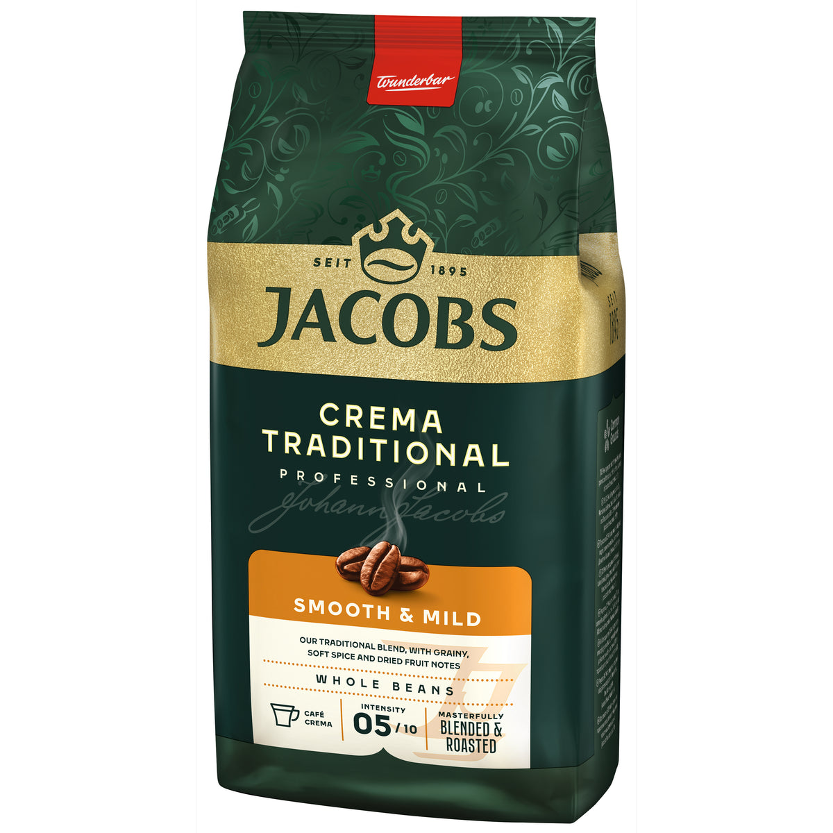Jacobs Export Traditional Cafe Crema / Jacobs Crema Traditional 8x1 kg Vorteilspack