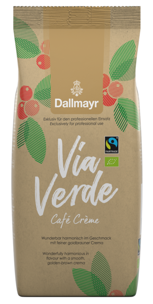 Dallmayr Via Verde Cafe Creme (Kartonpreis)