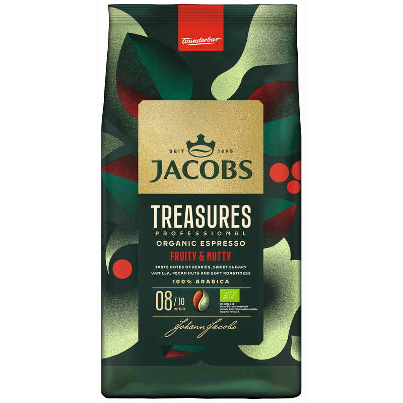 Jacobs Tesoro Bio Espresso / Jacobs Treasures Bio Espresso 1000g (Kartonpreis)