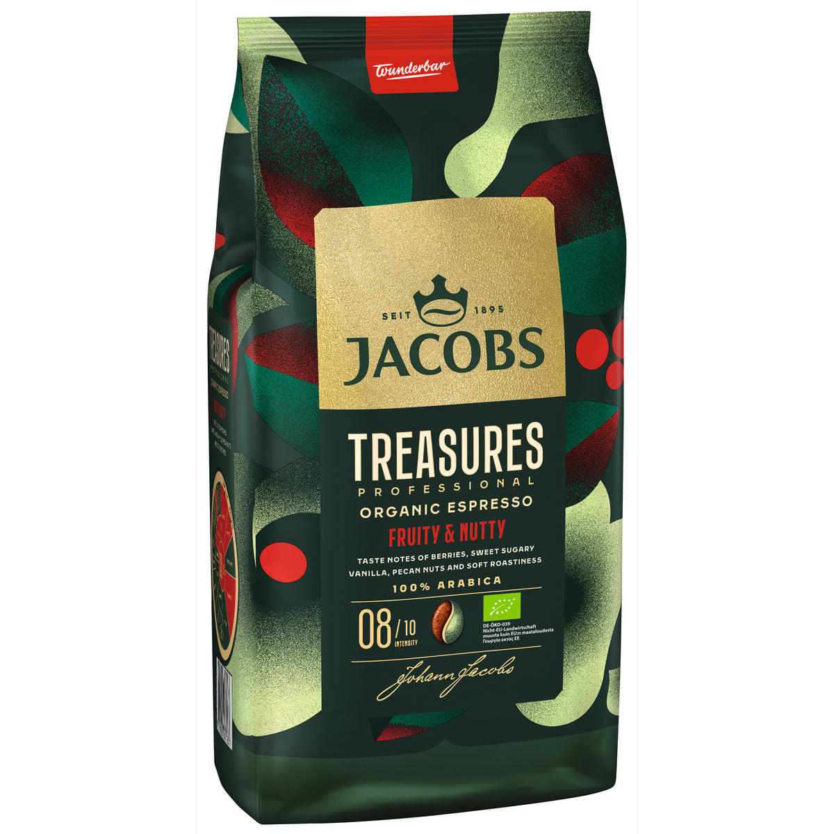 Jacobs Tesoro Bio Espresso / Jacobs Treasure Espresso 1000g (Kartonpreis)