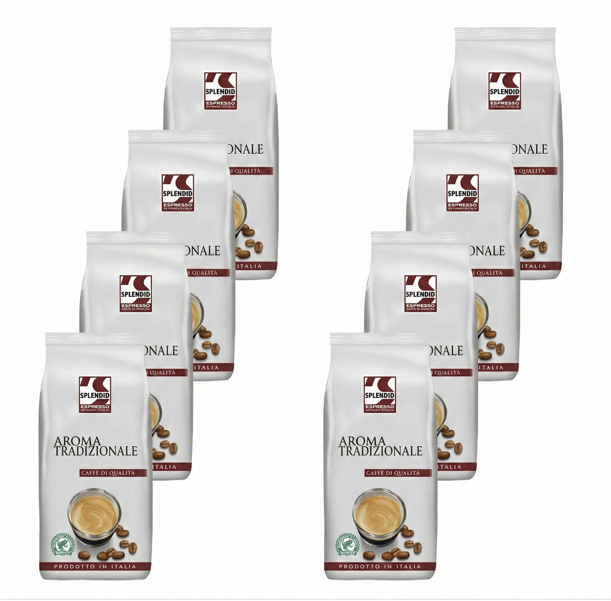 Splendid Aroma Tradizionale Espresso 8x1 kg Vorteilspack