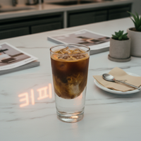 iced americao in korea
