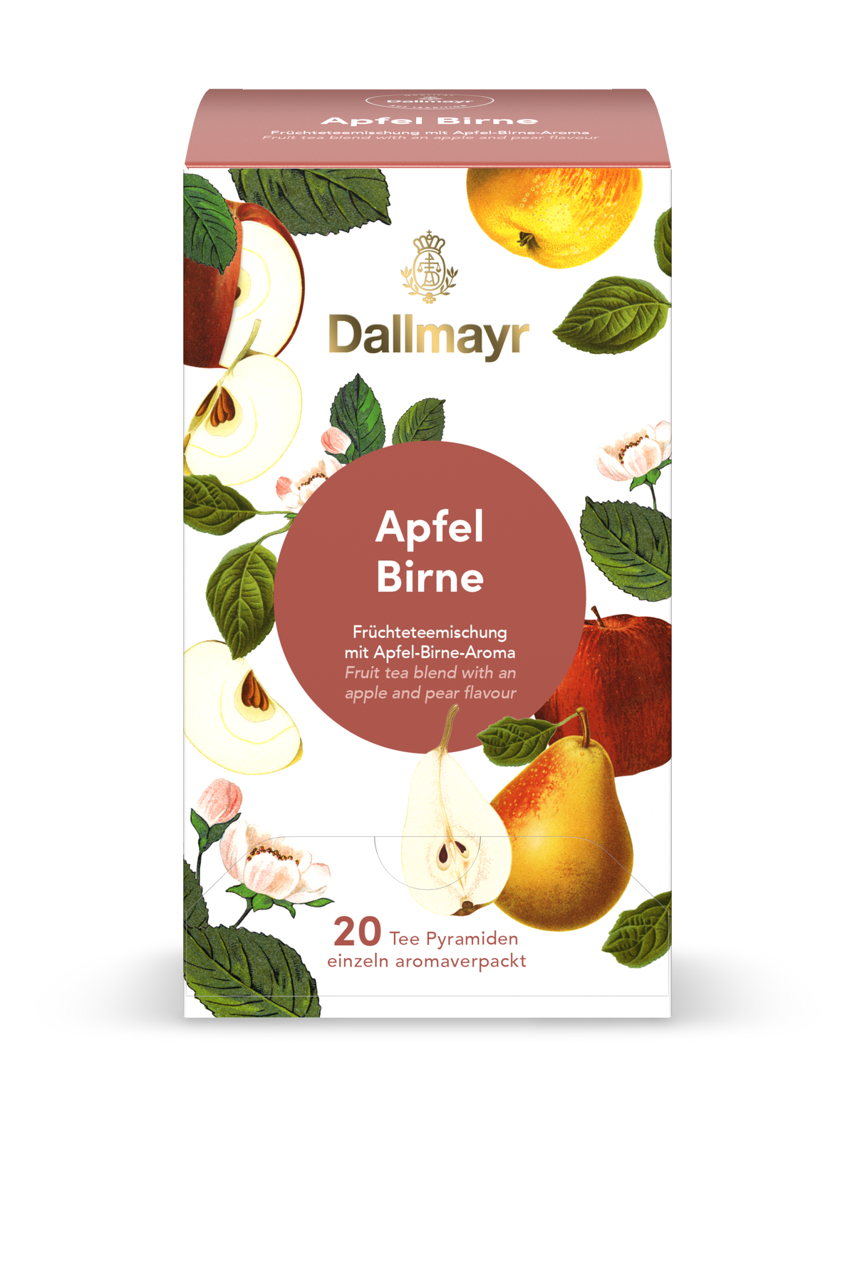 Dallmayr Pyramidentee- Apfel / Birne (Kartonpreis)