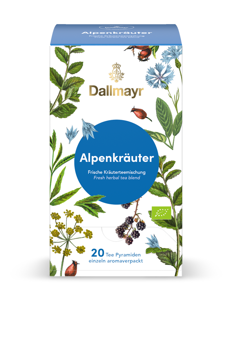 Dallmayr Pyramidentee- Alpenkräuter (35,00 € = Kartonpreis)