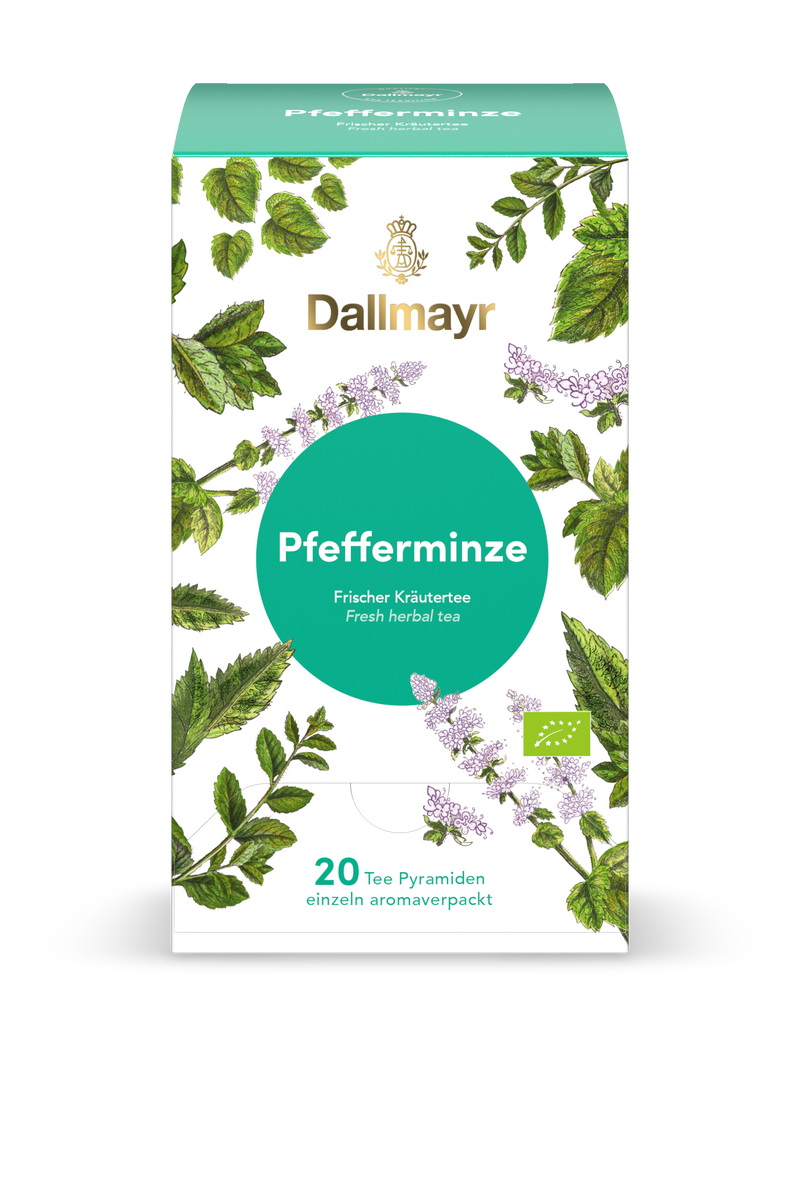 Dallmayr Pyramidentee - Pfefferminze (35,00 € = Kartonpreis)