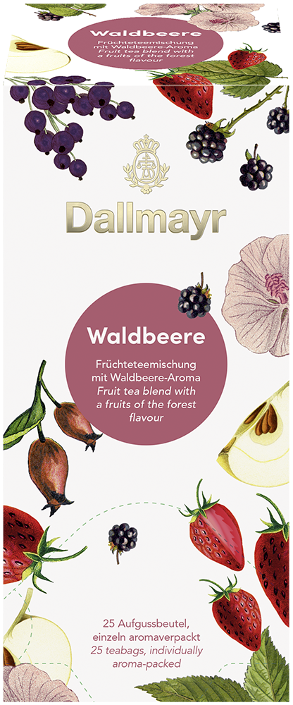 Dallmayr Tee kuvertiert Waldbeerentee (10 x 25 Beutel)