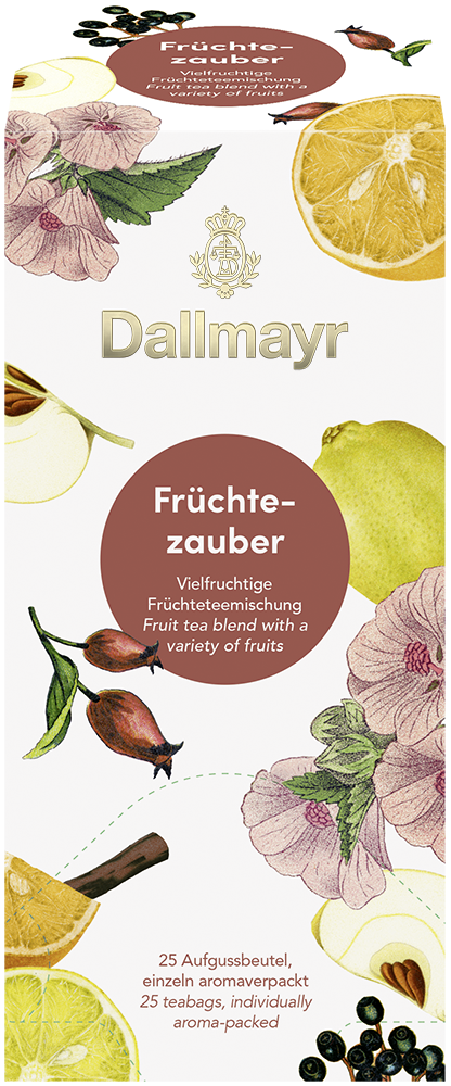Dallmayr Tee kuvertiert Früchtezauber (10 x 25 Beutel / Karton)