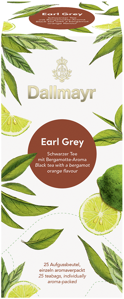 Dallmayr Tee kuvertiert Earl Grey Aufgusstee (10 x 25 Beutel)