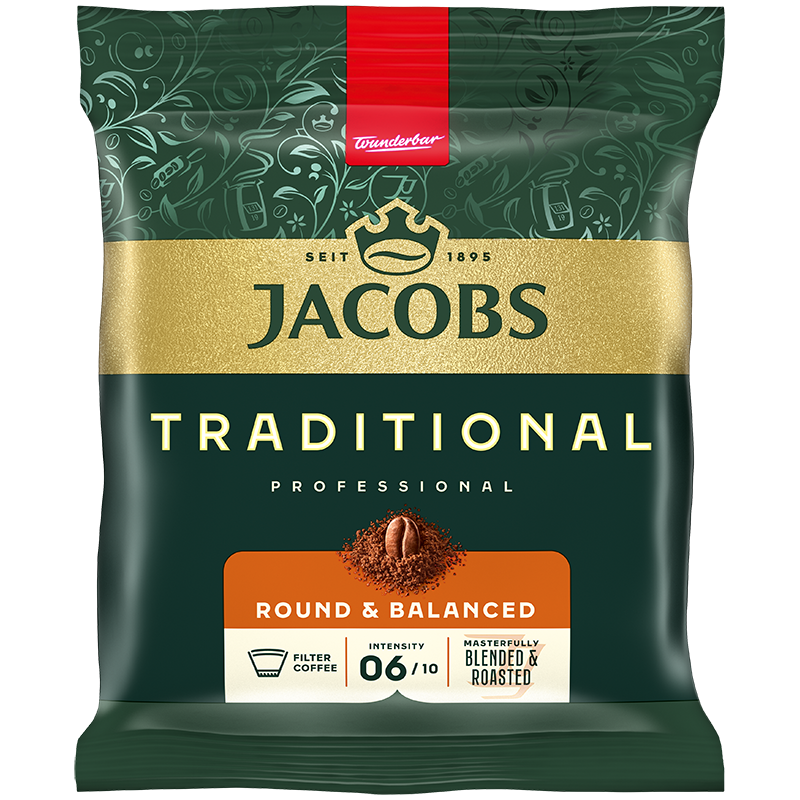 Jacobs Export Traditional / Traditional Professional Filterkaffee 90 x 55g = 4,95 Kg / Karton (Kartonpreis)