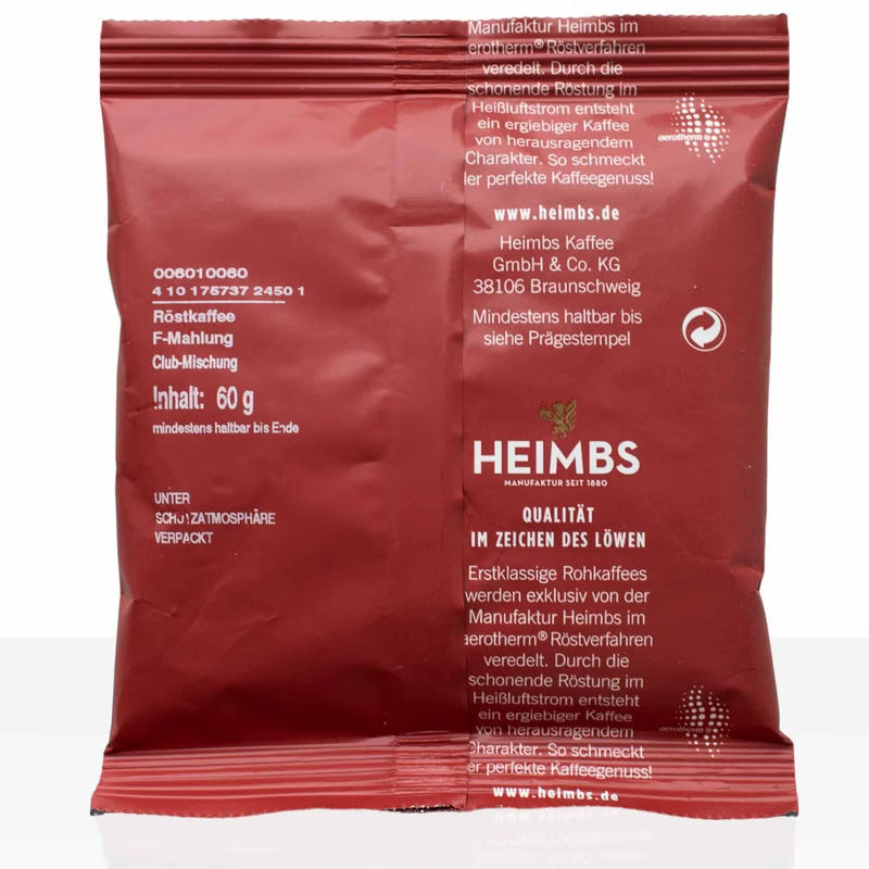 Heimbs Clubmischung portioniert Filterkaffe 72 x 60g
