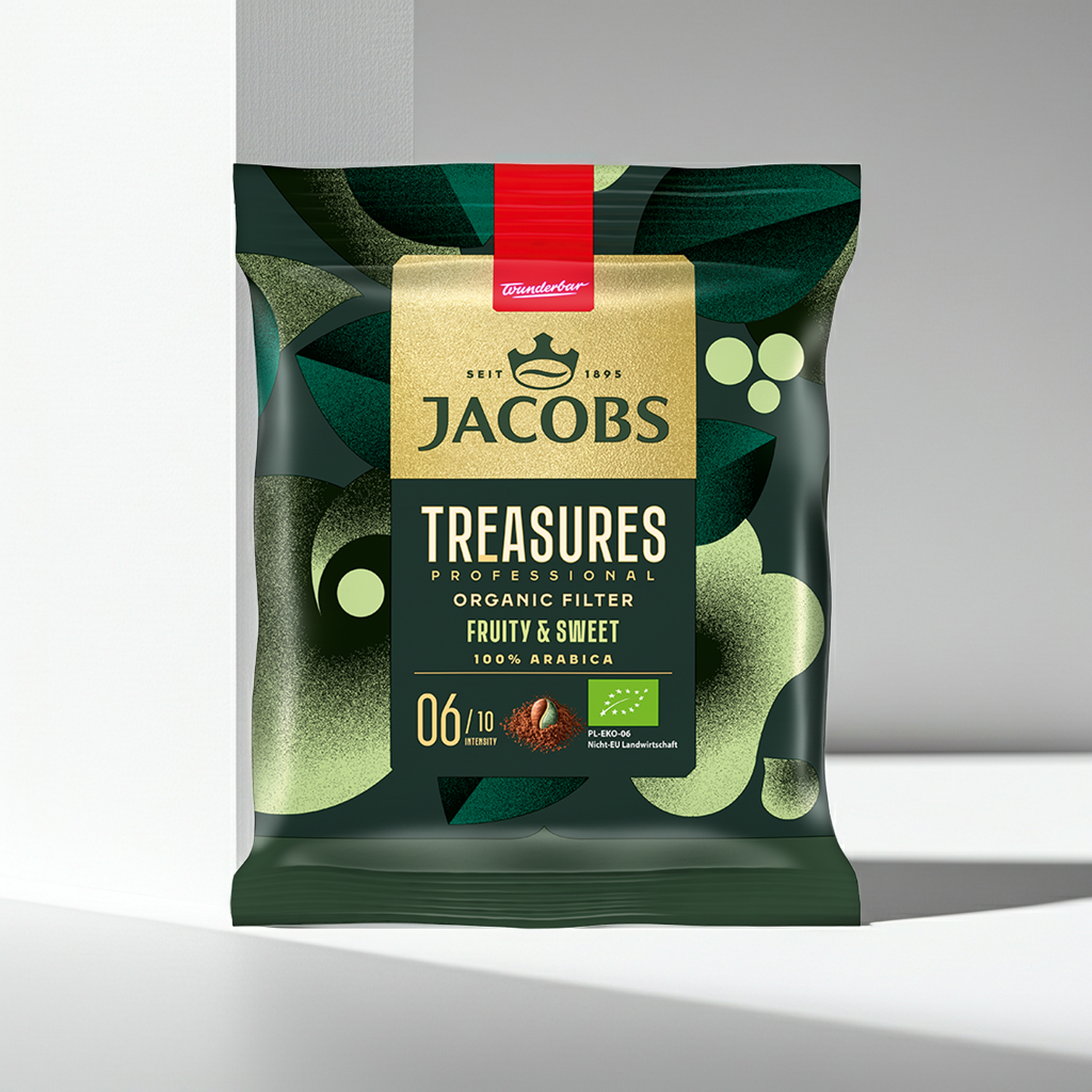 Jacobs Tesoro / Treasures Professional Filterkaffee 72x70g = 5,04 KG / Karton