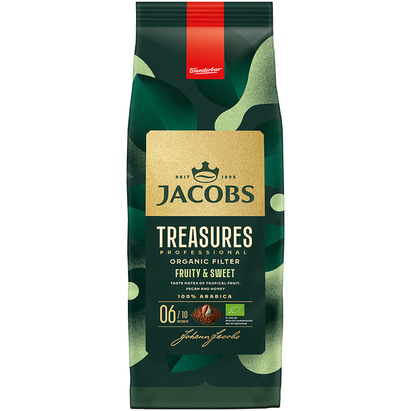Jacobs Tesoro Bio / Treasures Professional Filterkaffee 6 x 1 kg (20,84 € / kg)
