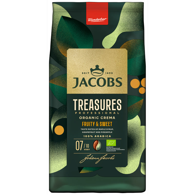 Jacobs Tesoro Bio Cafe Crema 1000g / Jacobs Treasures Crema (Kartonpreis)