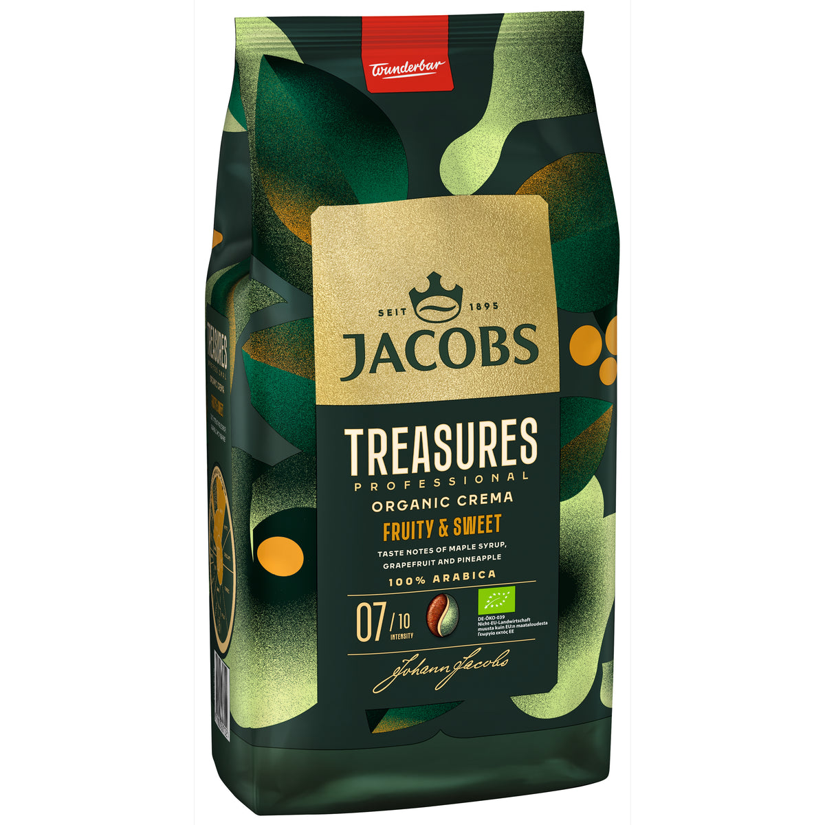 Jacobs Tesoro Bio Cafe Crema 1000g / Jacobs Treasures Crema (Kartonpreis)