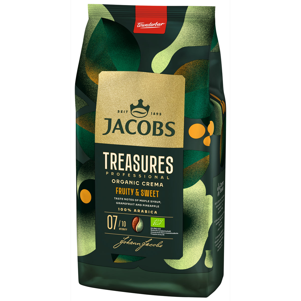 Jacobs Tesoro Bio Cafe Crema 1000g / Jacobs Treasures Crema (Kartonpreis)