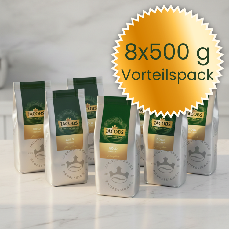 Jacobs Gold Instantkaffee 8x500 g Vorteilspack