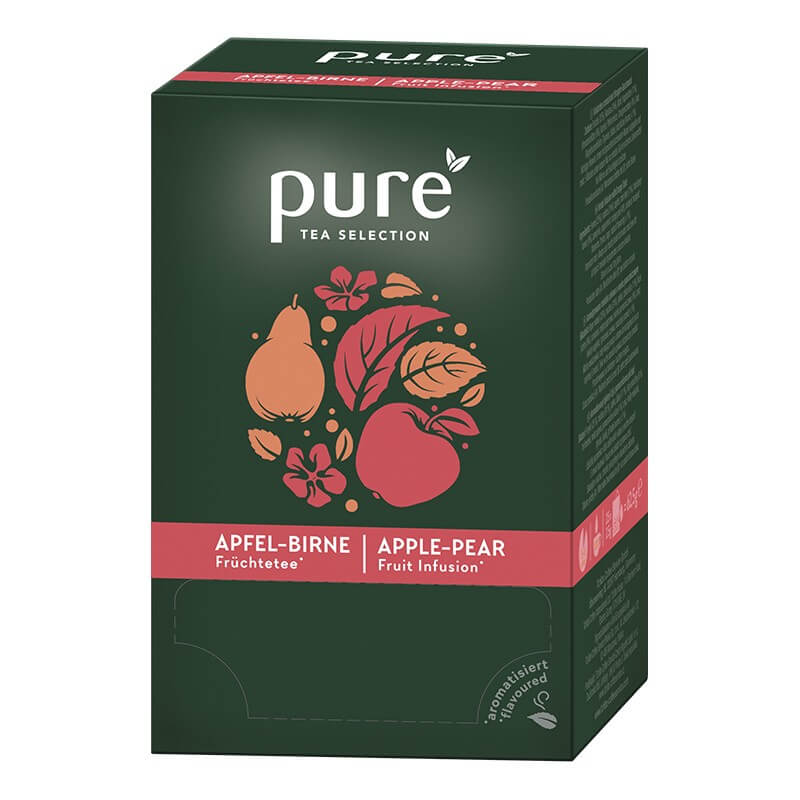 Pure Tea Apfel Birne - 6 x 25 Beutel / Karton = 150 Tassen
