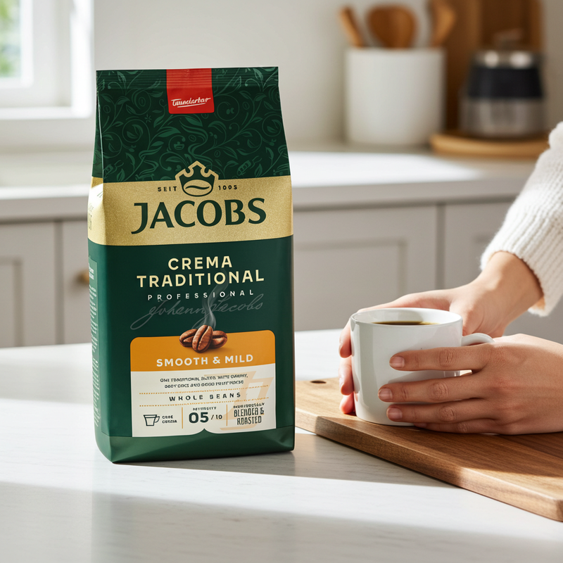 Jacobs Export Traditional Cafe Crema / Jacobs Crema Traditional 8x1 kg Vorteilspack