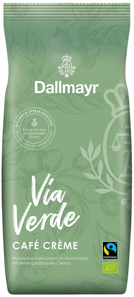 Dallmayr Via Verde Cafe Creme (Kartonpreis)