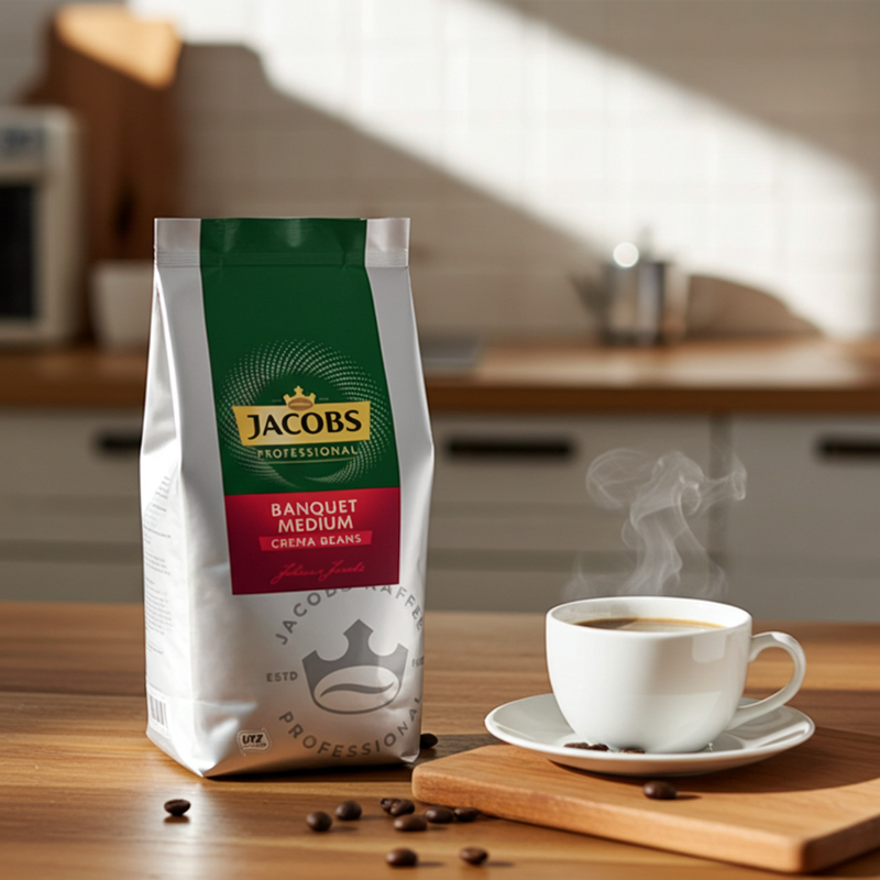Jacobs Bankett Medium Cafe Crema / Crema Harmonia 1000g (Kartonpreis)
